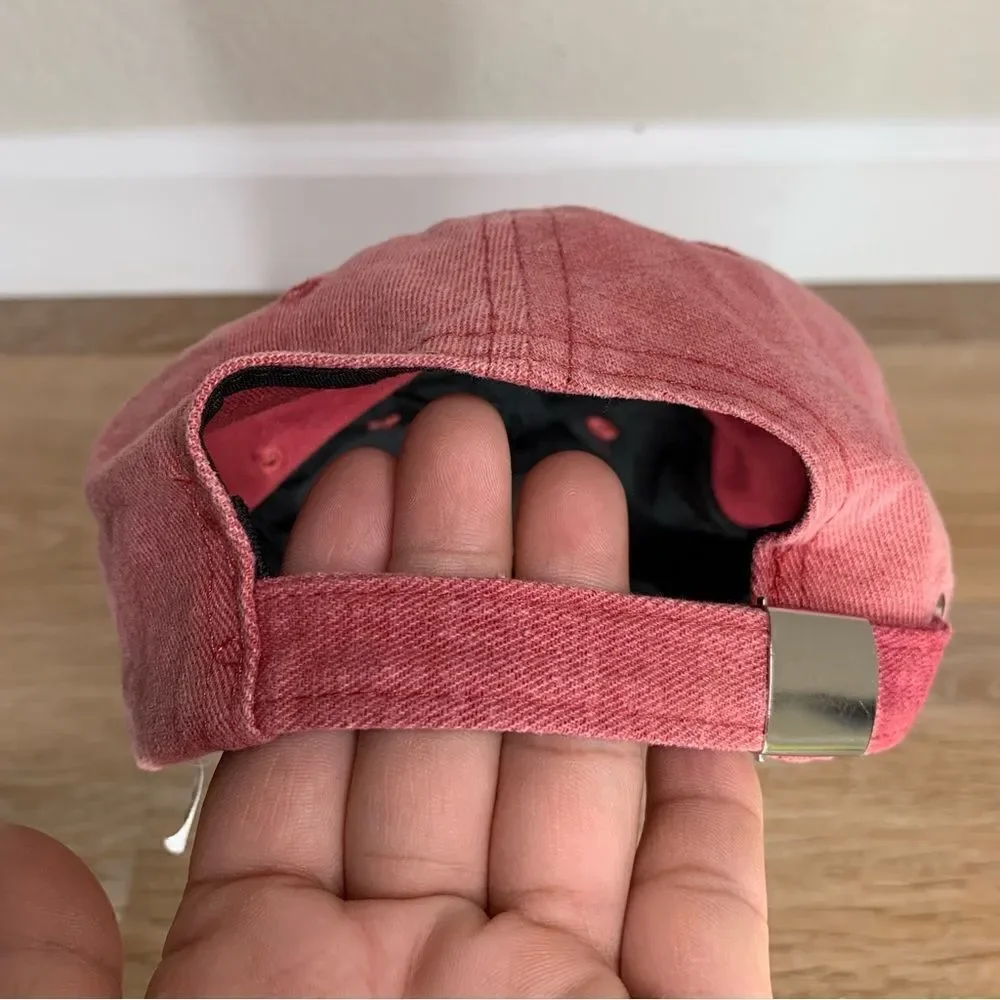 Smile Women’s Red Adjustable Strapback Hat